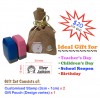 Gift Set for School Reopen Kit | Christmas | Birthday | Teacher’s Day – 2 x Customised Pre-Inked Name Stamp with Gift Pouch